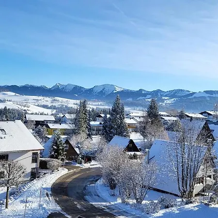 Ferienwohnung Im Allgaeu Mit Bergsicht Oberreute Exterior foto